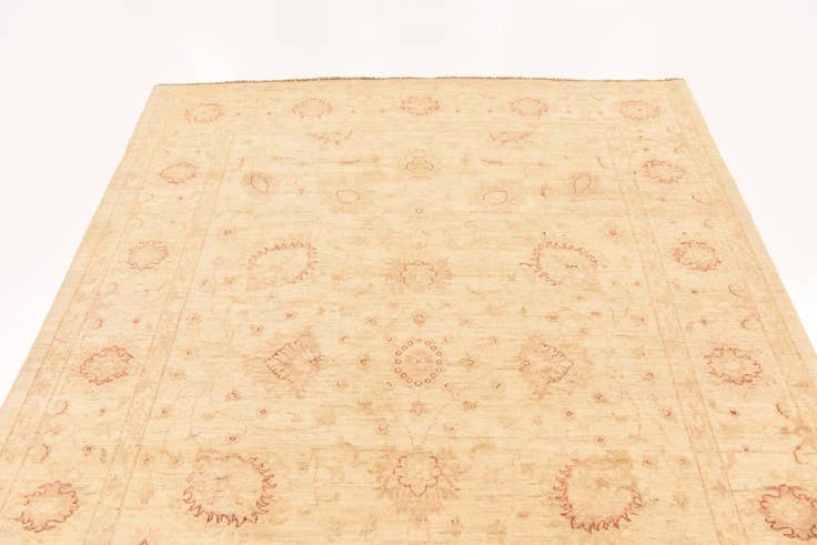 Detail image of 5' 7 x 7' 7 Hand Knotted Peshawar Ziegler Rug