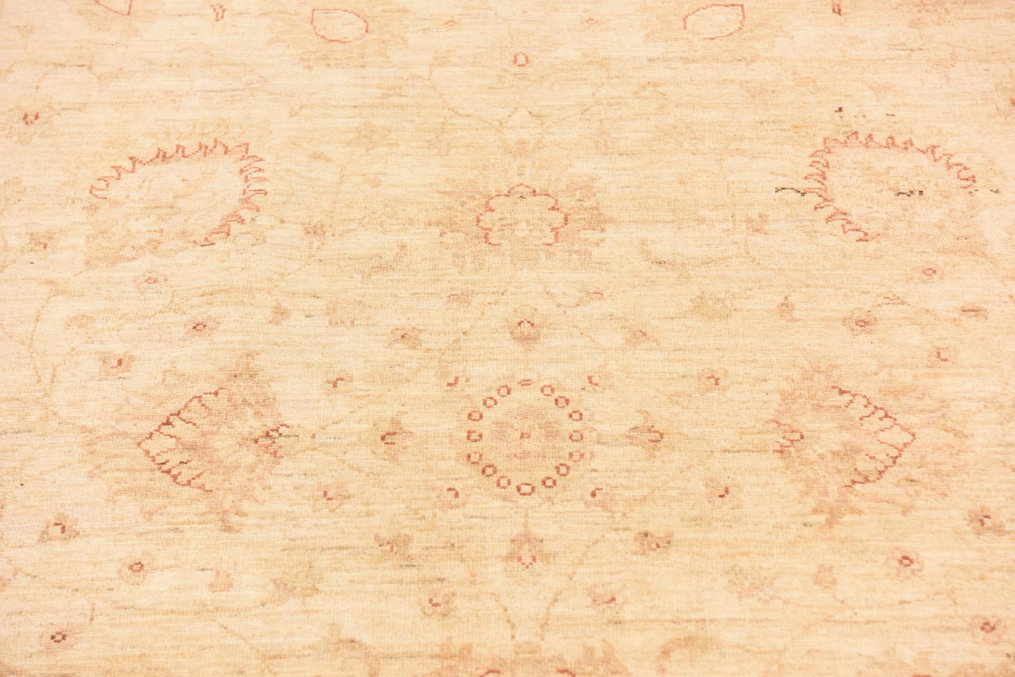 5' 7 x 7' 7 Hand Knotted Peshawar Ziegler Rug