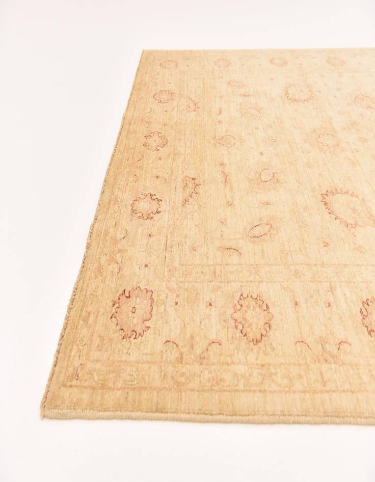 Detail image of 5' 7 x 7' 7  Hand Knotted Peshawar Ziegler Rug