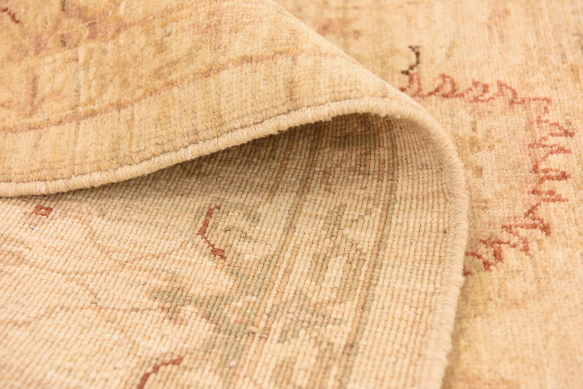 5' 7 x 7' 7 Hand Knotted Peshawar Ziegler Rug