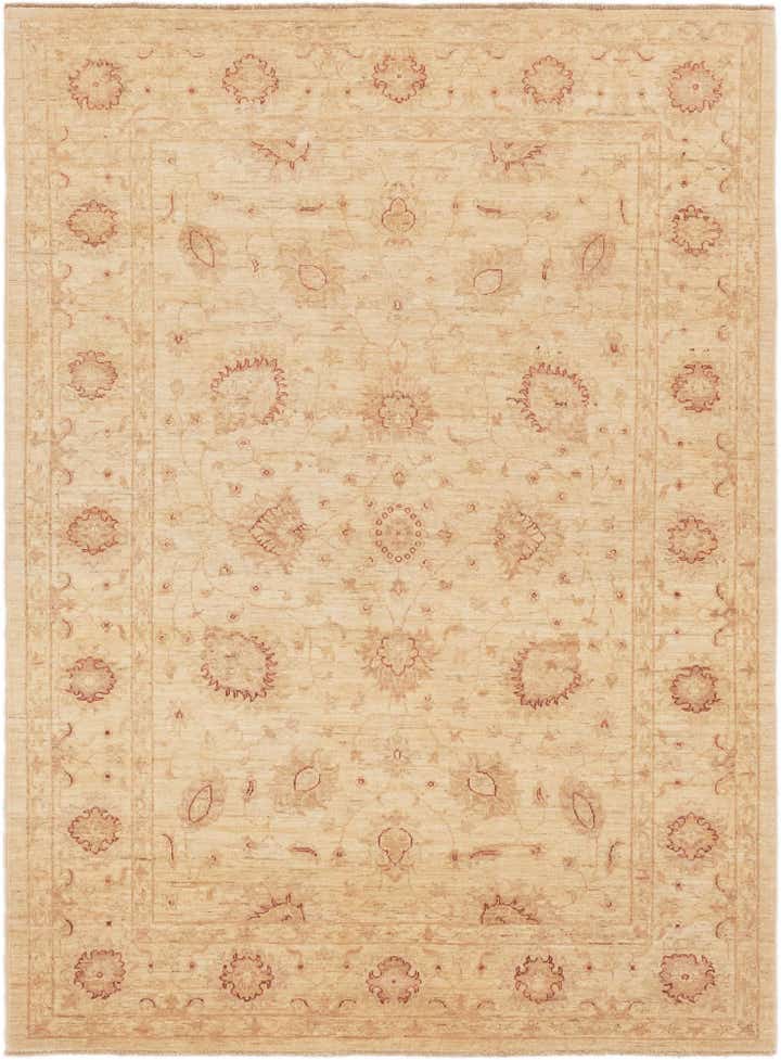 5' 7 x 7' 7 Hand Knotted Peshawar Ziegler Rug