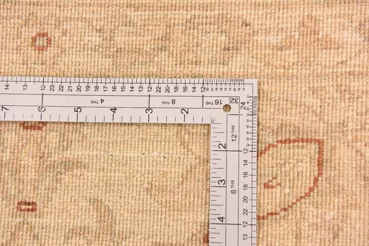 5' 7 x 8' Hand Knotted Peshawar Ziegler Rug