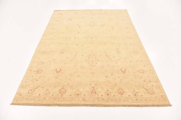 Detail image of 5' 7 x 8' Hand Knotted Peshawar Ziegler Rug