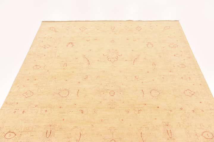 5' 7 x 8' Hand Knotted Peshawar Ziegler Rug