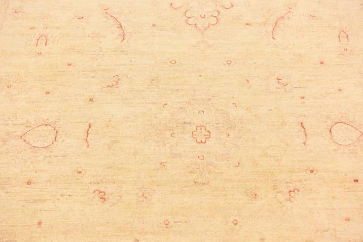 Detail image of 5' 7 x 8' Hand Knotted Peshawar Ziegler Rug