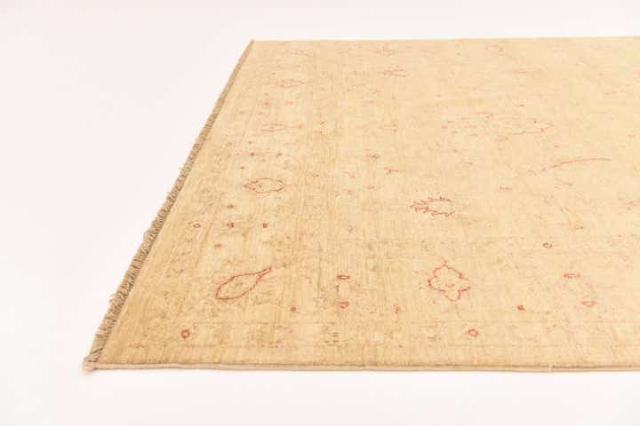 5' 7 x 8' Hand Knotted Peshawar Ziegler Rug