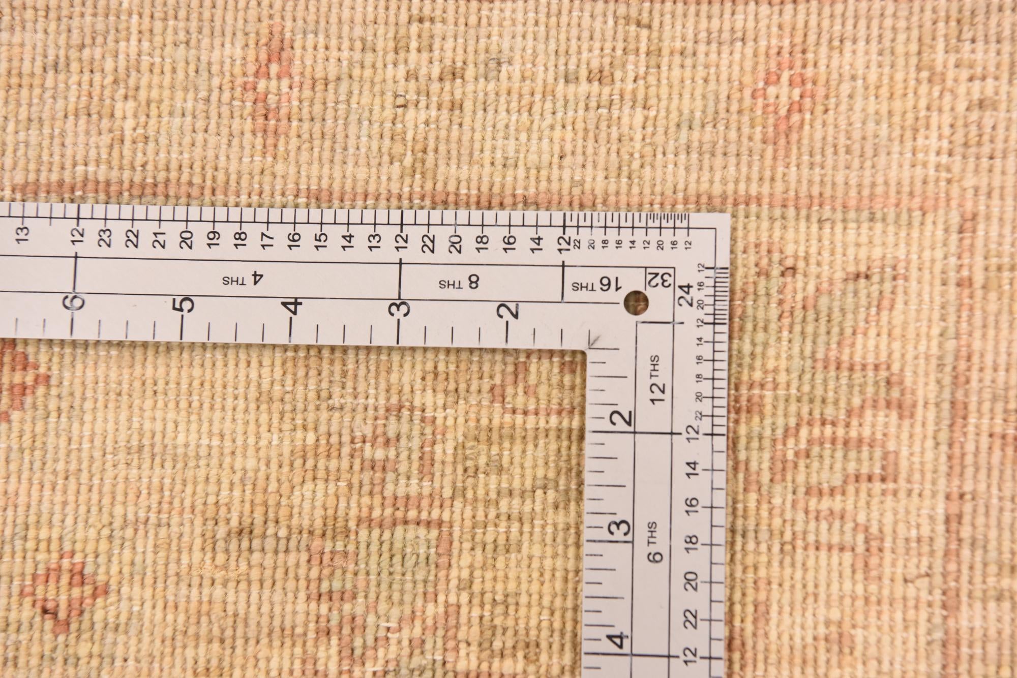 5' 7 x 8' Hand Knotted Peshawar Ziegler Rug