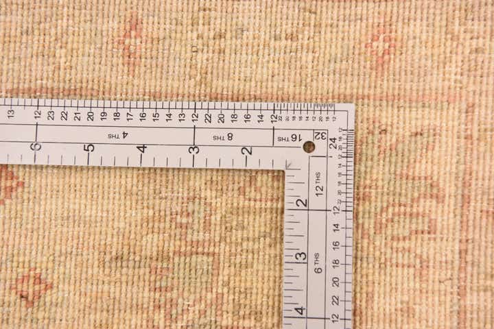 5' 7 x 8' Hand Knotted Peshawar Ziegler Rug