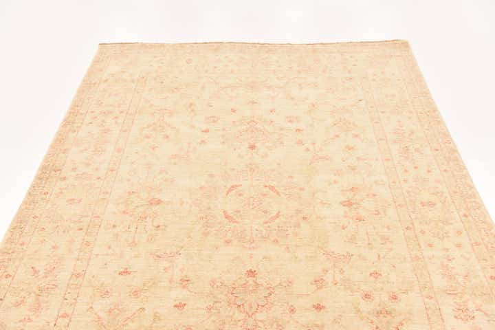 5' 7 x 8' Hand Knotted Peshawar Ziegler Rug