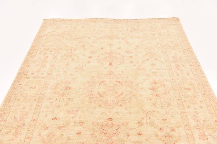 Detail image of 5' 7 x 8' Hand Knotted Peshawar Ziegler Rug