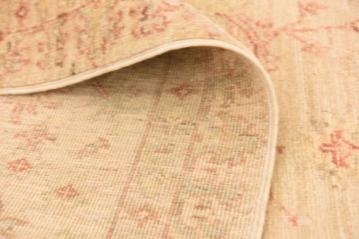 5' 7 x 8' Hand Knotted Peshawar Ziegler Rug