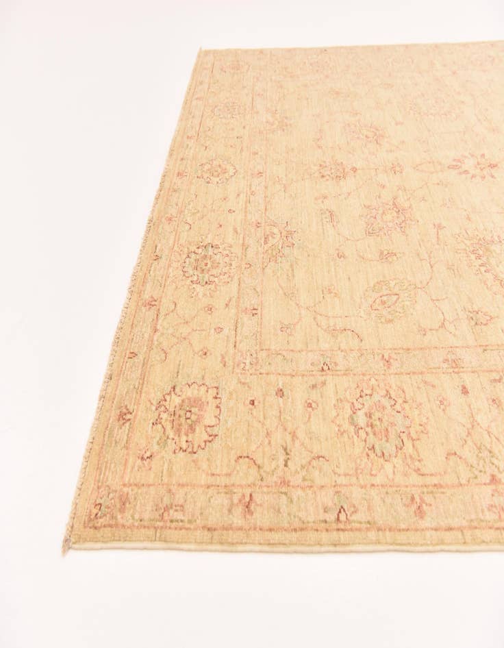 Detail image of 5' 7 x 8' 2  Hand Knotted Peshawar Ziegler Rug