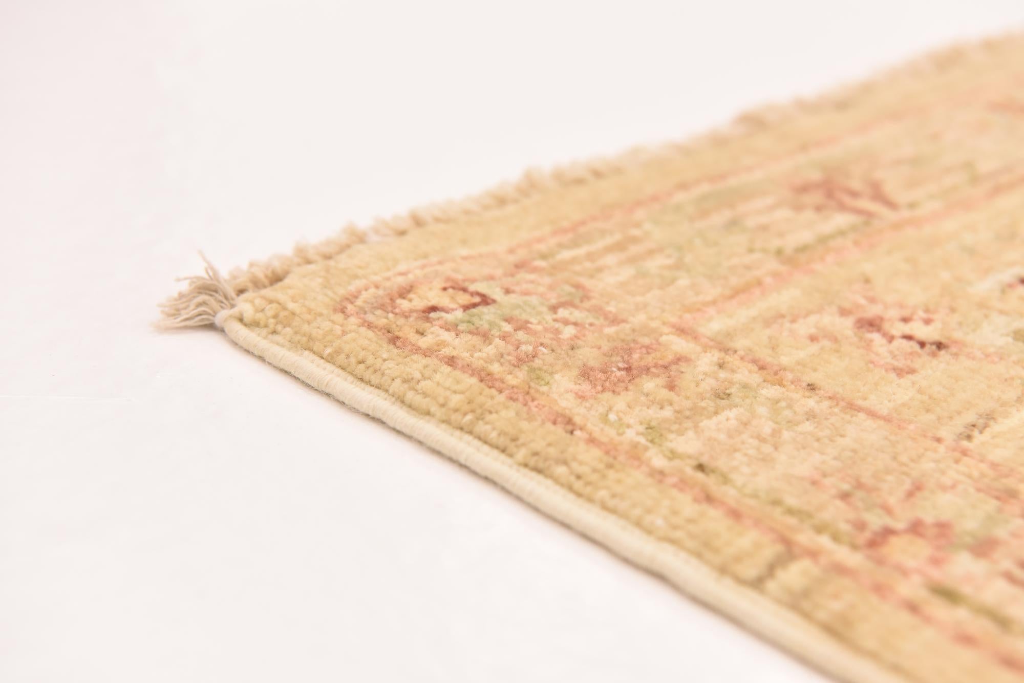 5' 7 x 8' 2 Hand Knotted Peshawar Ziegler Rug