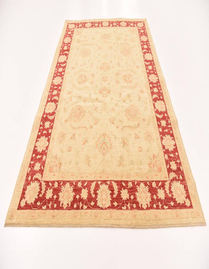 Detail image of 6' 9 x 9' 8  Hand Knotted Peshawar Ziegler Rug