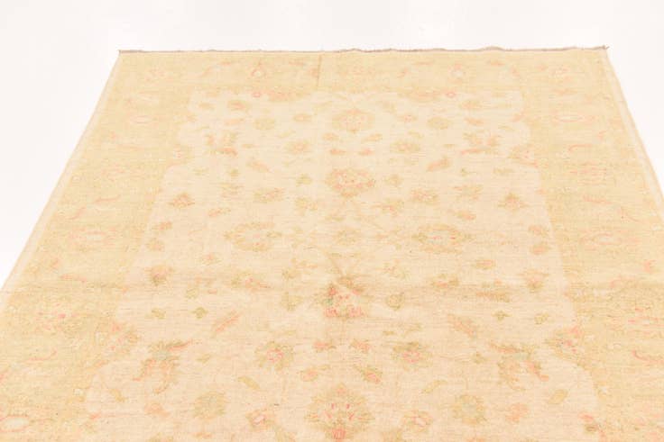 Detail image of 5' x 6' 6 Hand Knotted Peshawar Ziegler Rug