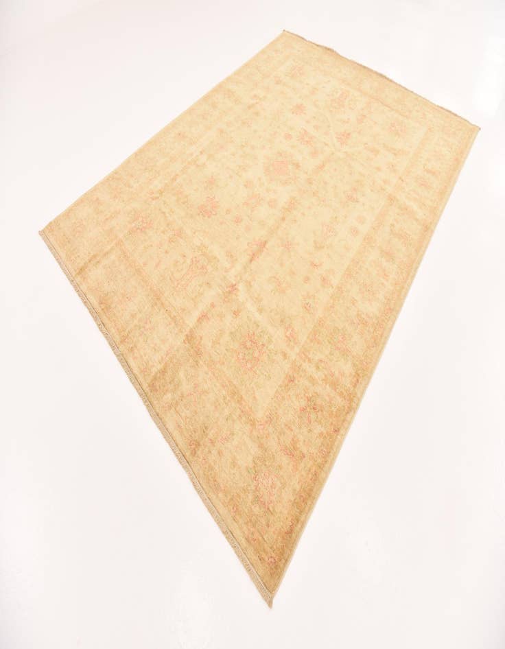 Detail image of 7' x 9' 4  Hand Knotted Peshawar Ziegler Rug