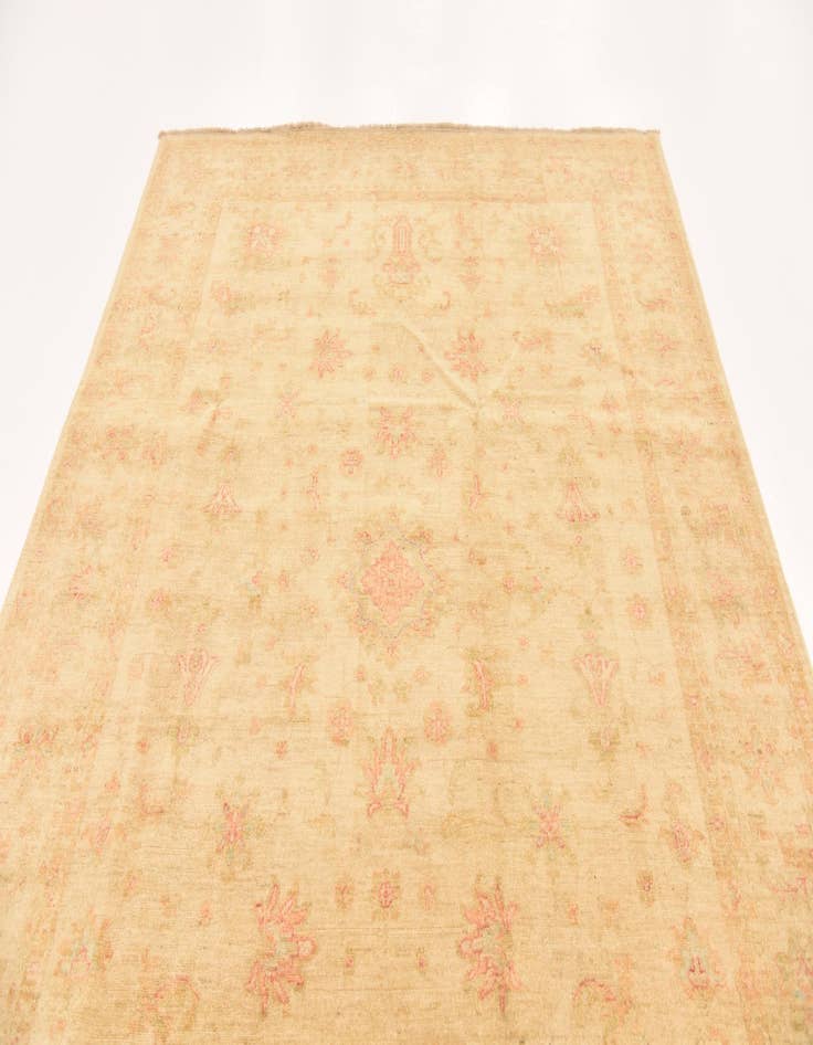 Detail image of 7' x 9' 4  Hand Knotted Peshawar Ziegler Rug