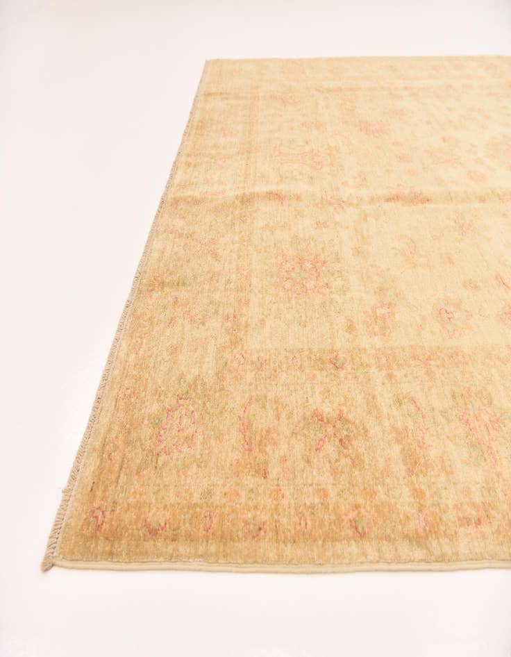 Detail image of 7' x 9' 4  Hand Knotted Peshawar Ziegler Rug