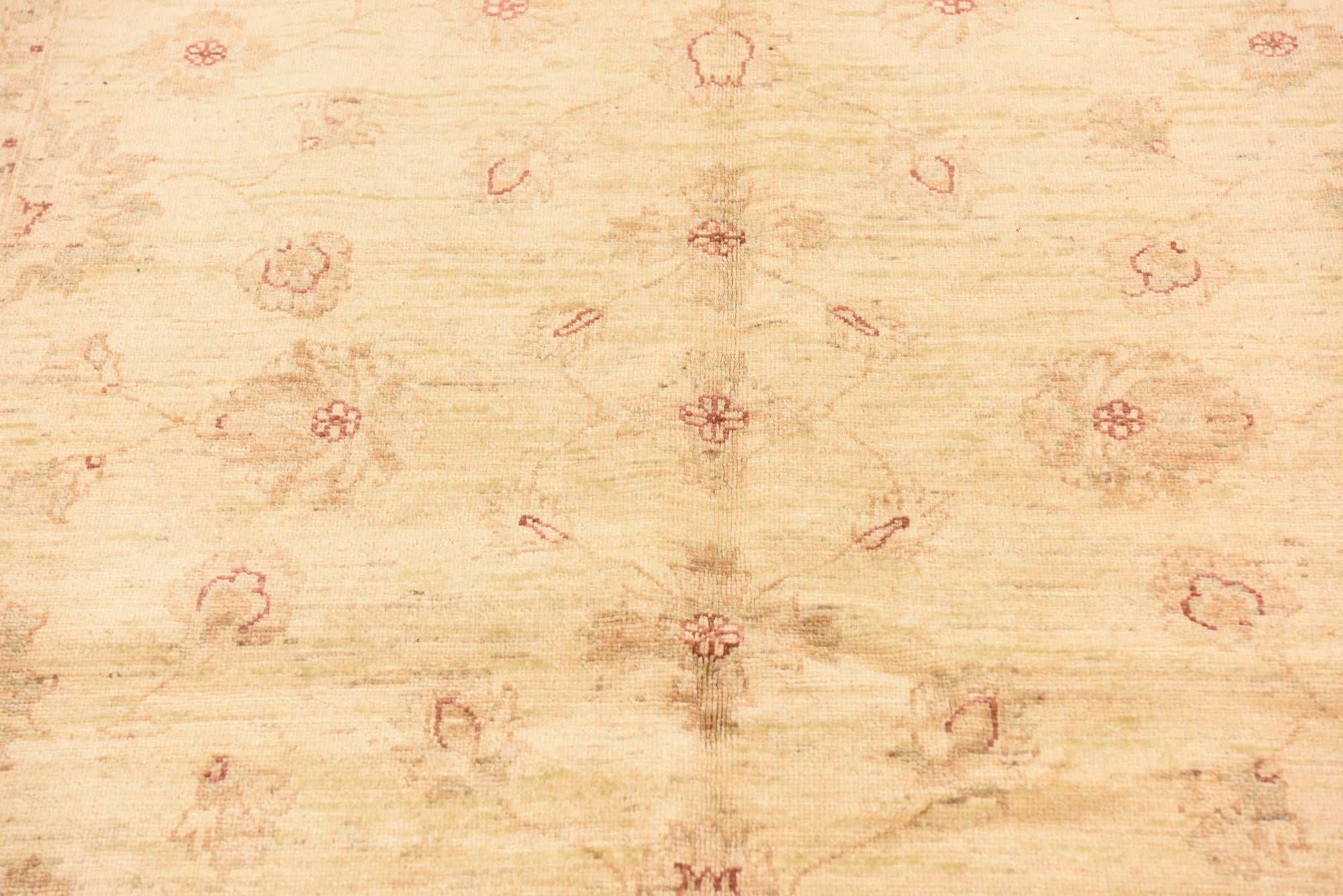 5' 2 x 6' 10 Hand Knotted Peshawar Ziegler Rug