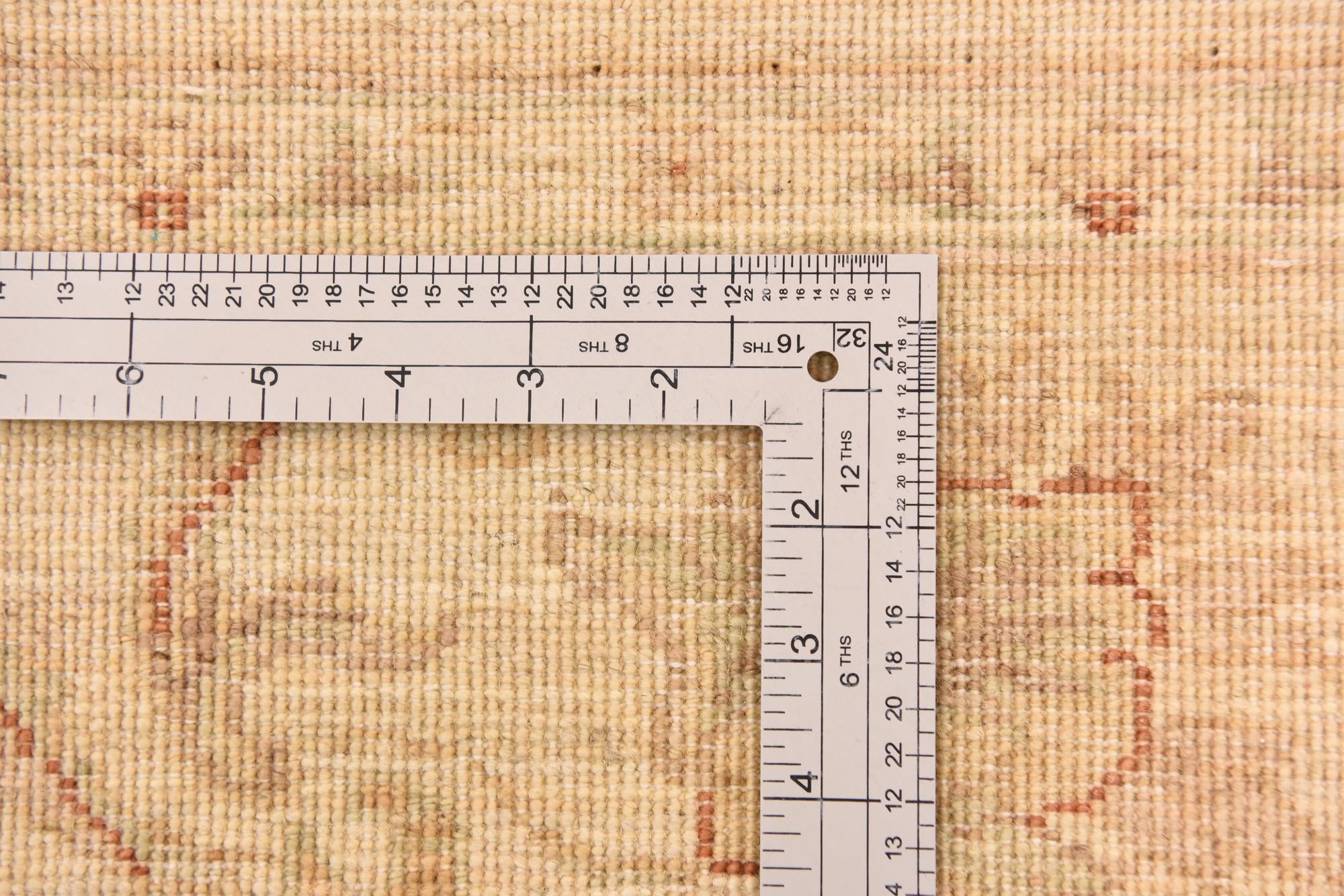 5' x 6' 5 Hand Knotted Peshawar Ziegler Rug