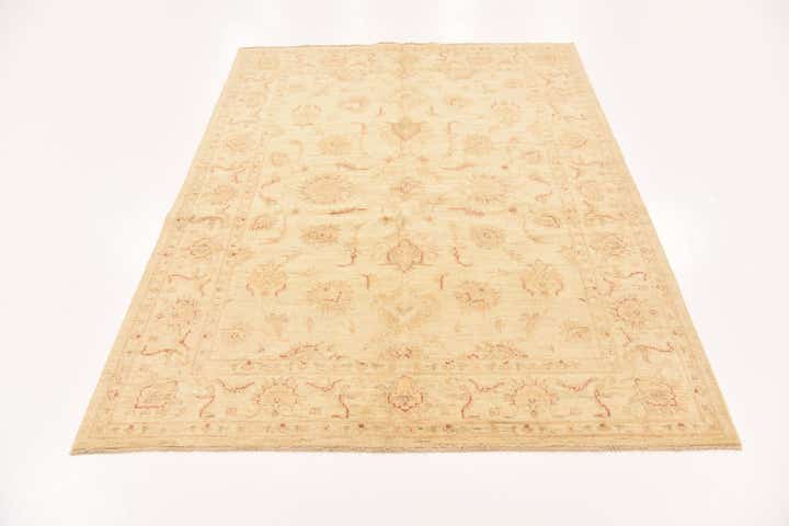 5' x 6' 5 Hand Knotted Peshawar Ziegler Rug