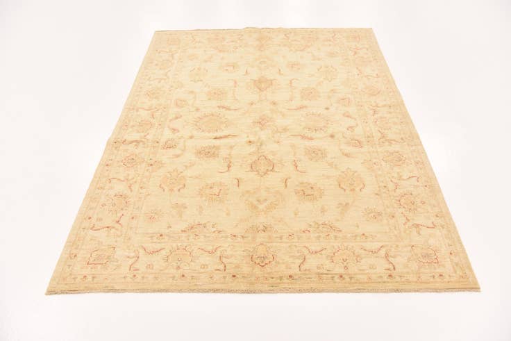 Detail image of 5' x 6' 5 Hand Knotted Peshawar Ziegler Rug