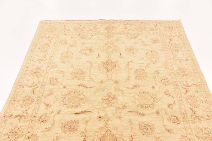 Detail image of 5' x 6' 5 Hand Knotted Peshawar Ziegler Rug