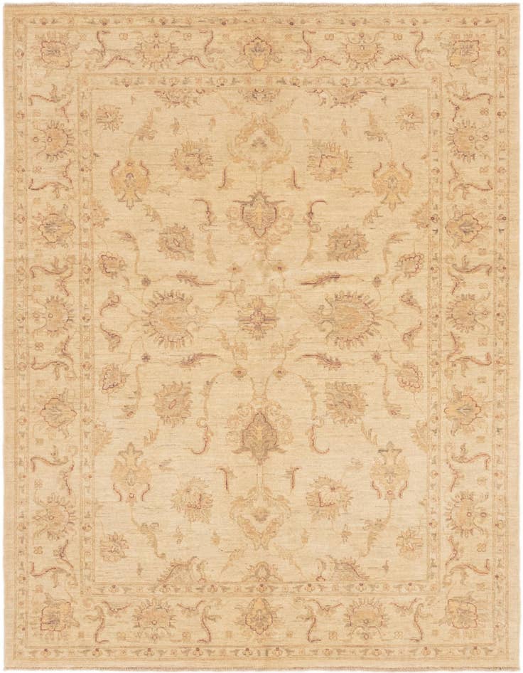 Detail image of 5' x 6' 5 Hand Knotted Peshawar Ziegler Rug