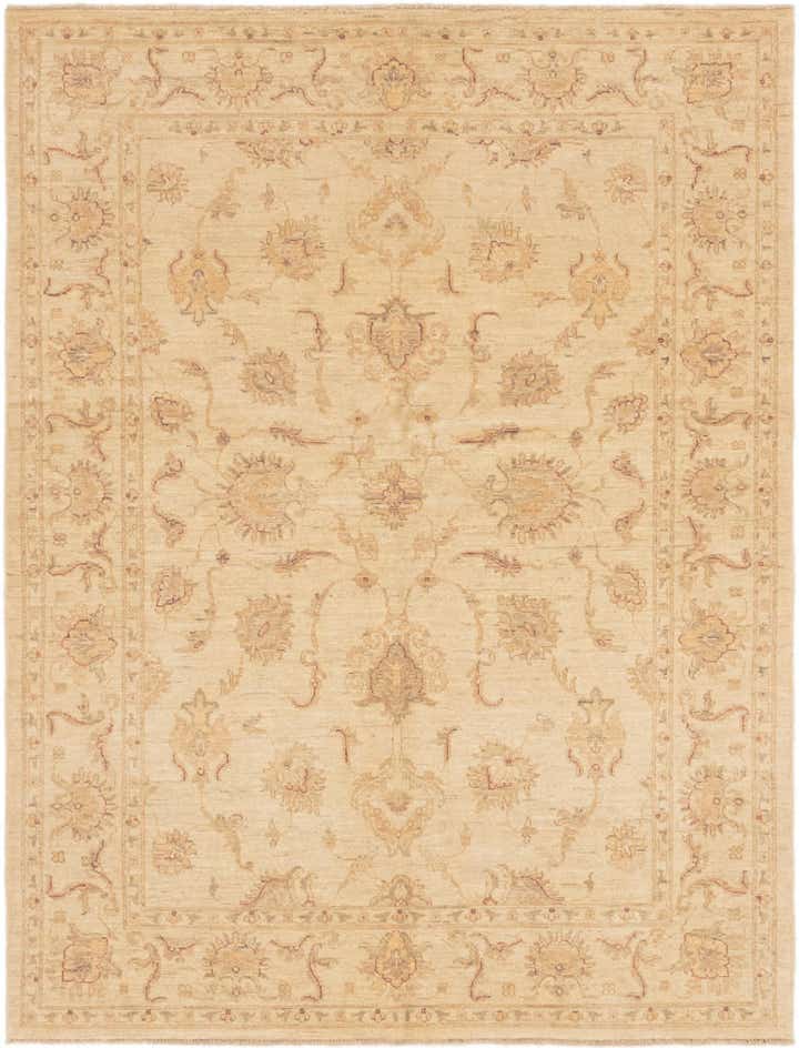 5' x 6' 5 Hand Knotted Peshawar Ziegler Rug