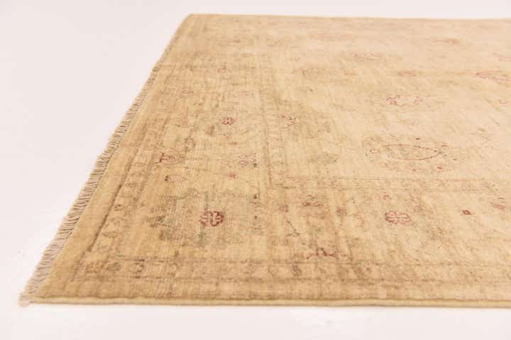 5' x 6' 7 Hand Knotted Peshawar Ziegler Rug