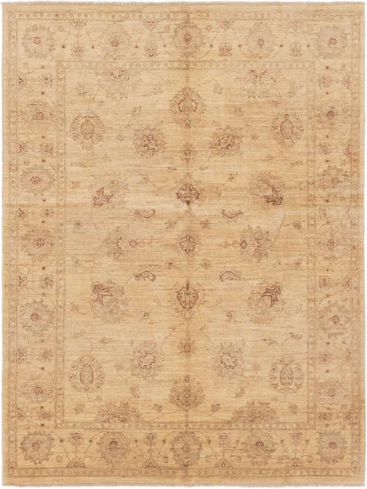 5' x 6' 7 Hand Knotted Peshawar Ziegler Rug