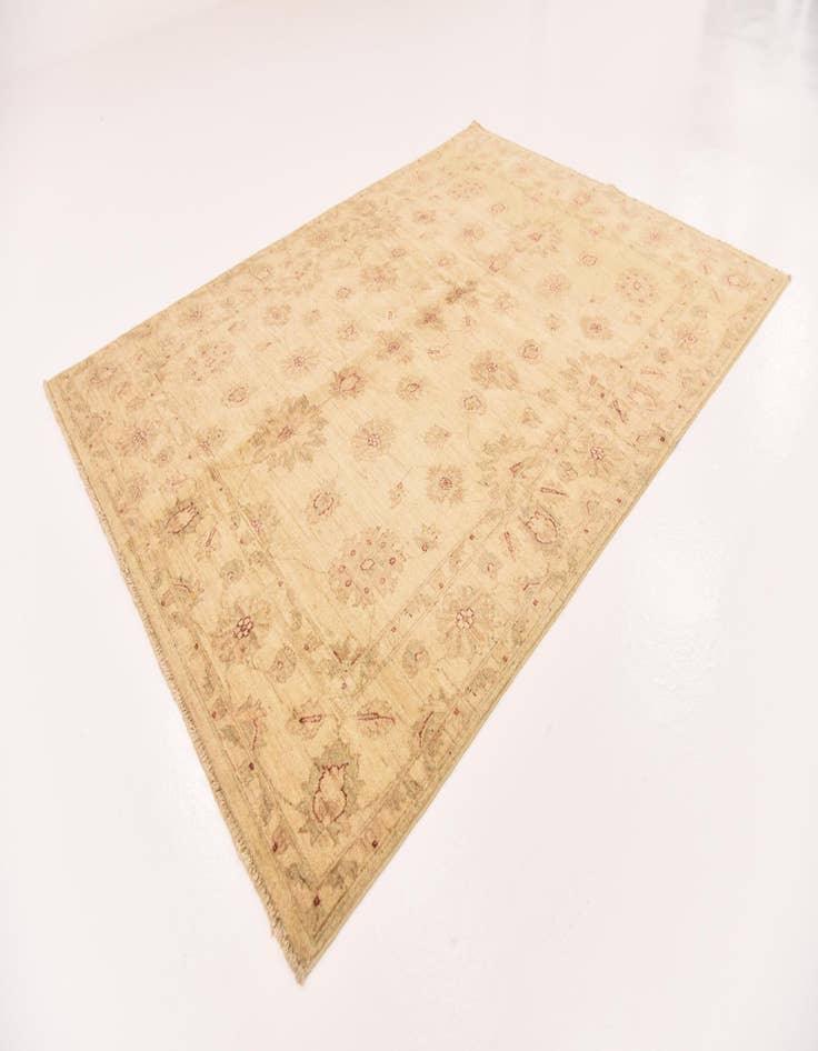 Detail image of 5' x 6' 7  Hand Knotted Peshawar Ziegler Rug