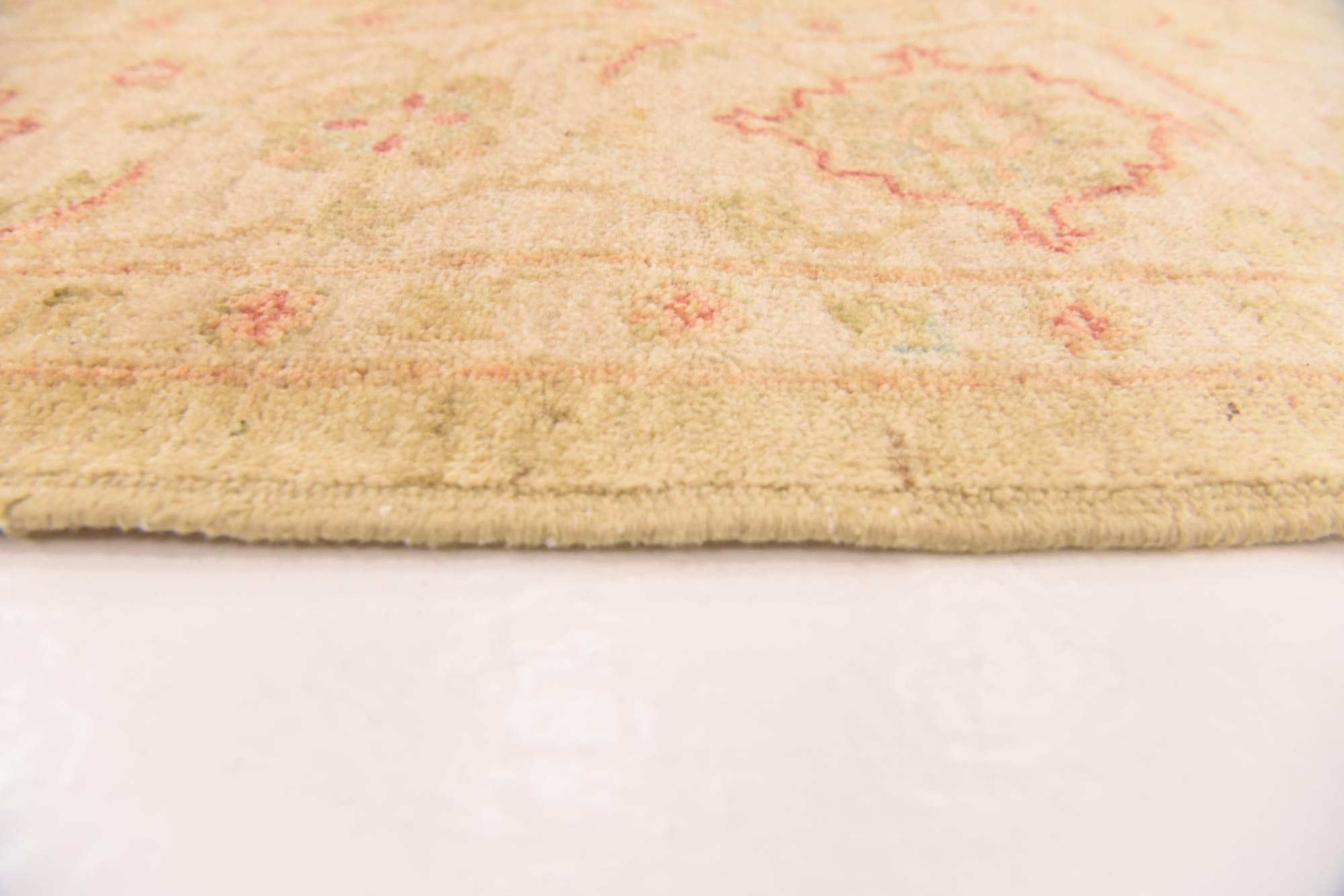 6' 9 x 9' 7 Hand Knotted Peshawar Ziegler Rug