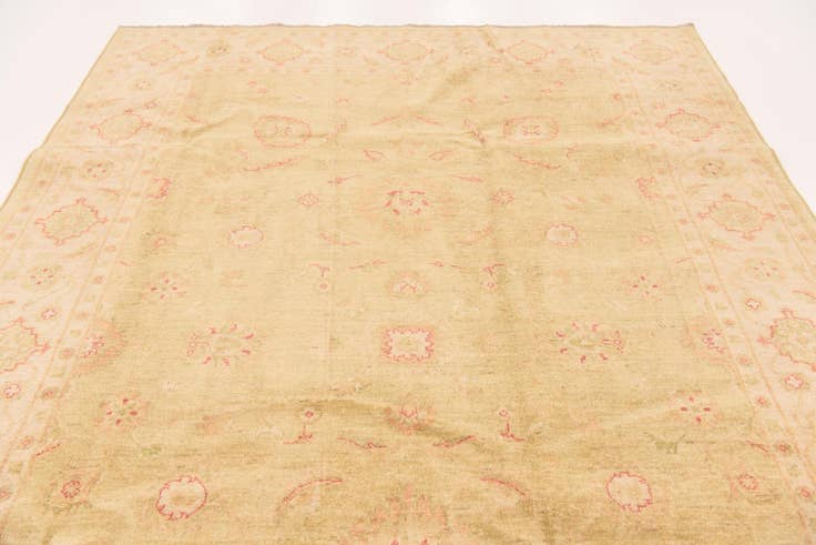 Detailansicht von 205cm x 290cm Handgeknüpft Peshawar Ziegler Teppich