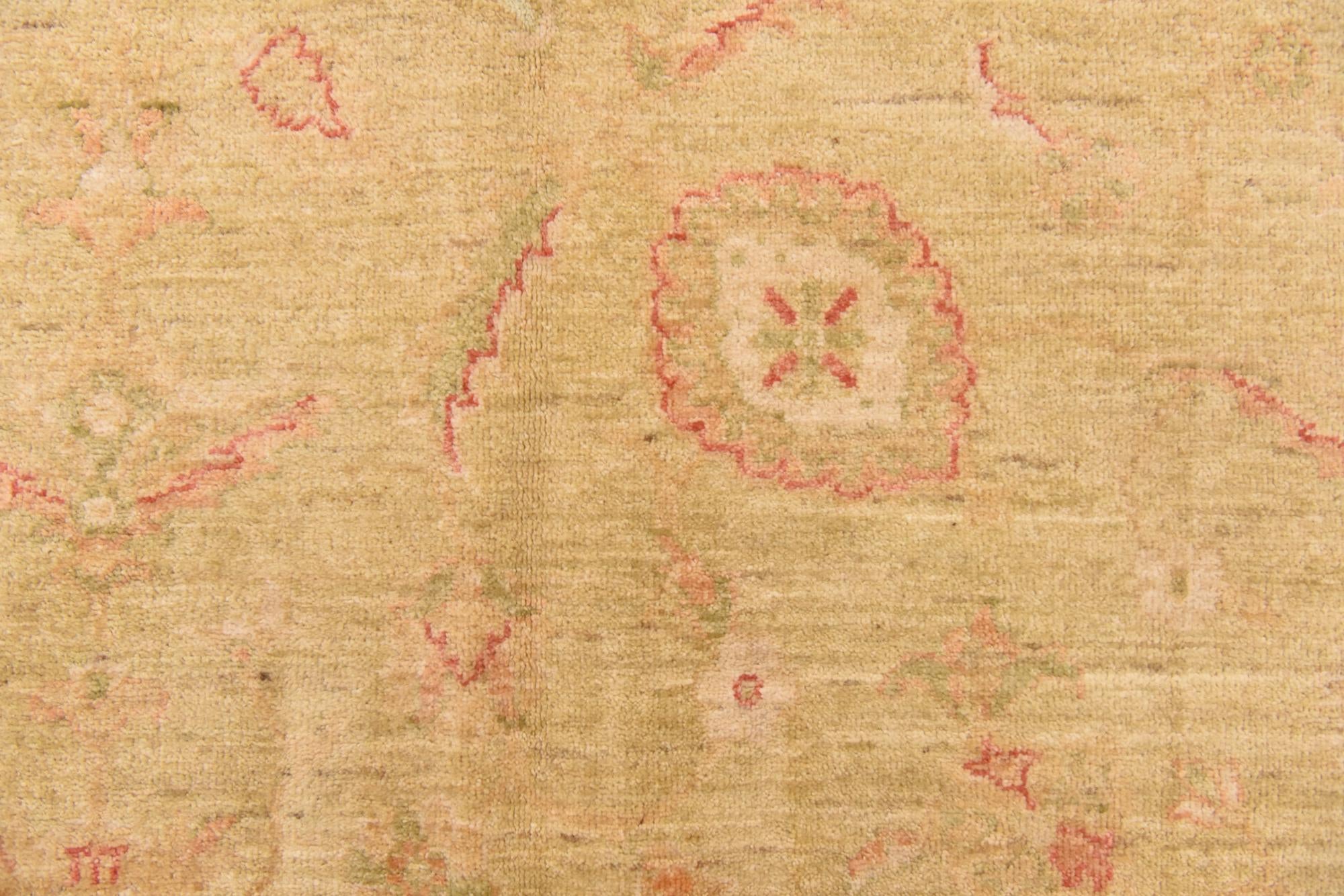 6' 9 x 9' 7 Hand Knotted Peshawar Ziegler Rug
