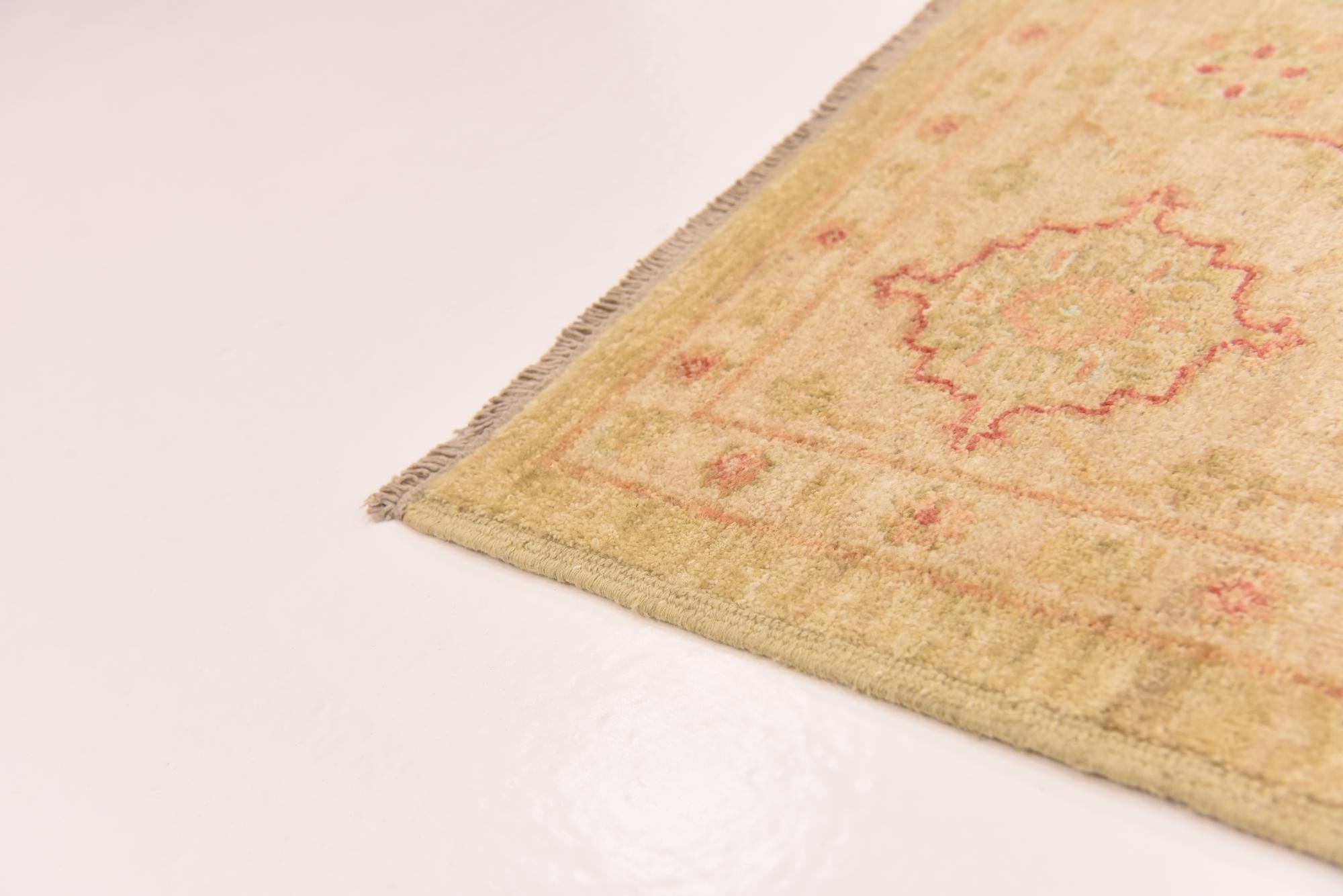 6' 9 x 9' 7 Hand Knotted Peshawar Ziegler Rug