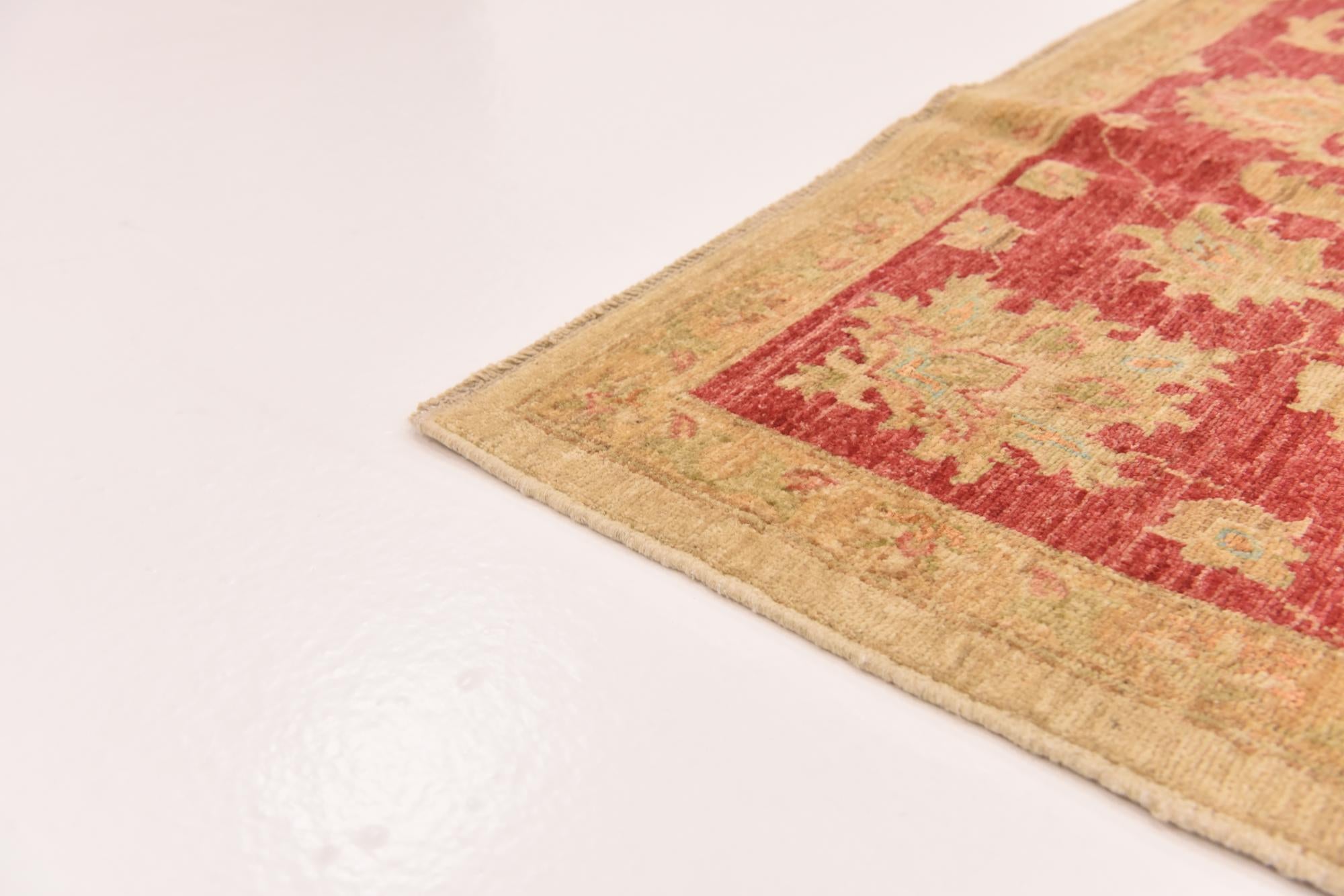 6' 6 x 9' 4 Hand Knotted Peshawar Ziegler Rug