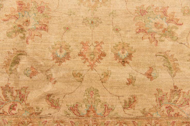 Detail image of 6' 6 x 9' 4 Hand Knotted Peshawar Ziegler Rug