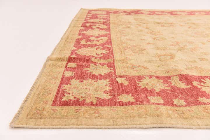 6' 6 x 9' 4 Hand Knotted Peshawar Ziegler Rug
