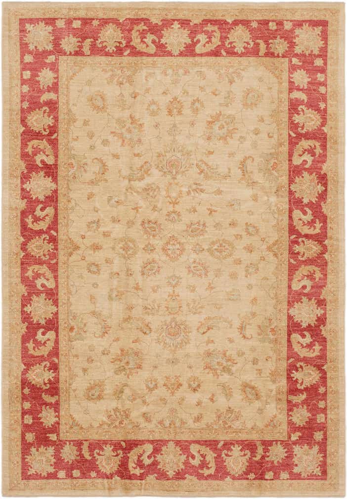 6' 6 x 9' 4 Hand Knotted Peshawar Ziegler Rug