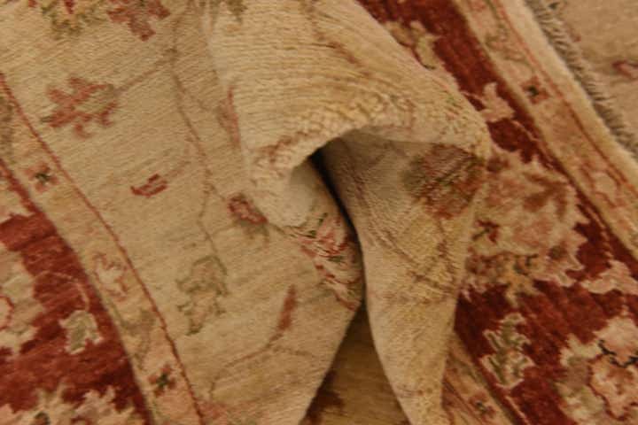5' x 6' 6 Hand Knotted Peshawar Ziegler Rug