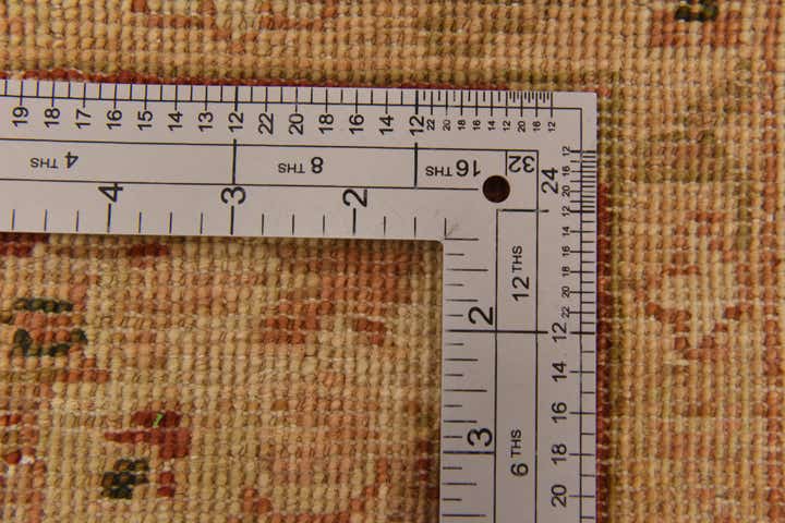 5' x 6' 6 Hand Knotted Peshawar Ziegler Rug