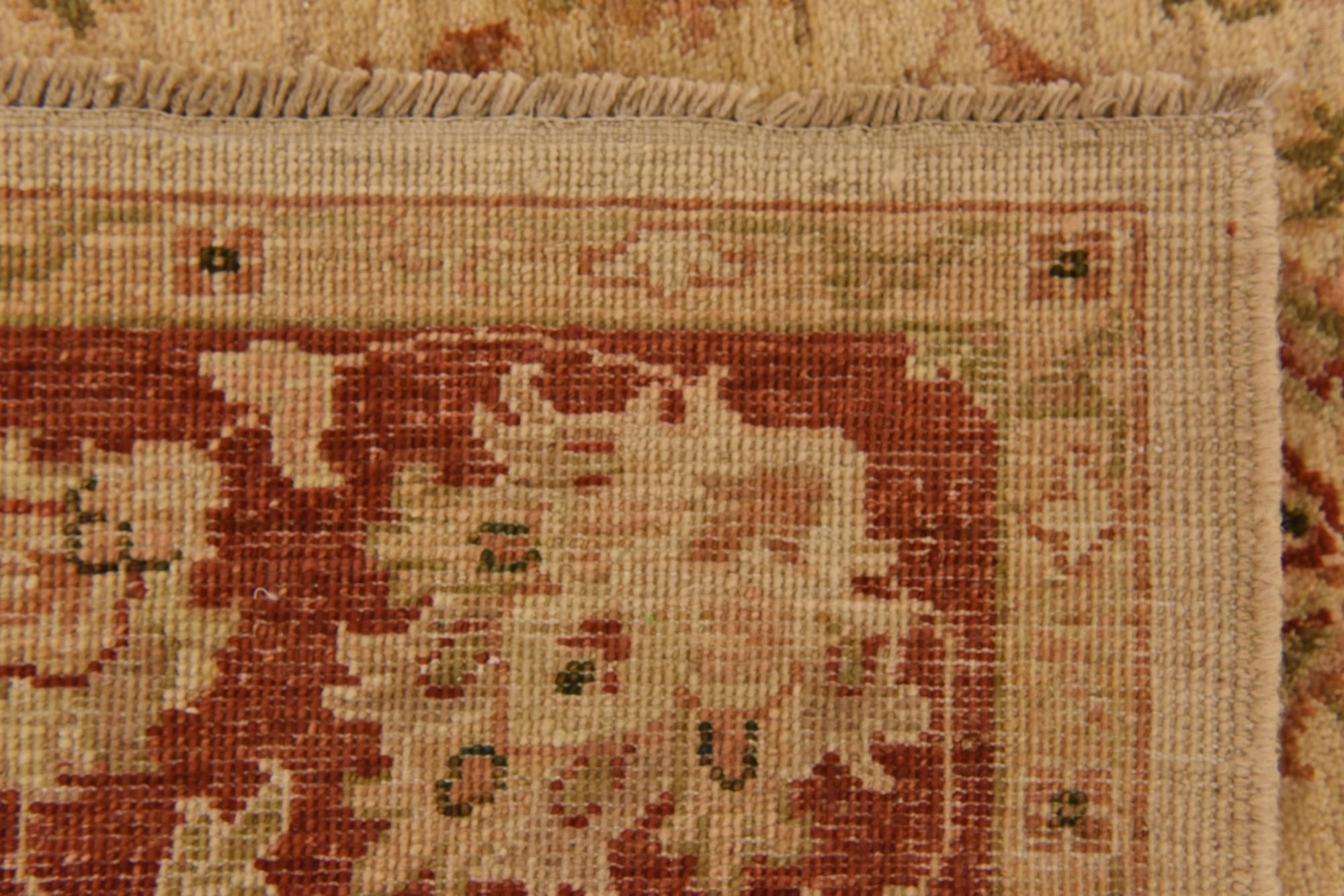 5' x 6' 6 Hand Knotted Peshawar Ziegler Rug