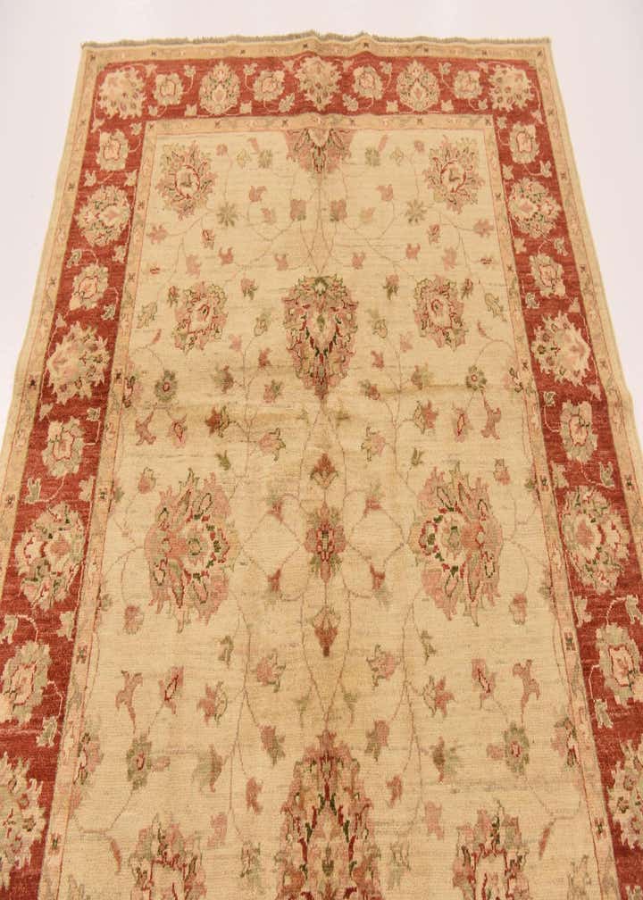 5' x 6' 6 Hand Knotted Peshawar Ziegler Rug
