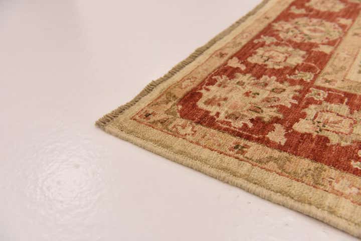 5' x 6' 6 Hand Knotted Peshawar Ziegler Rug