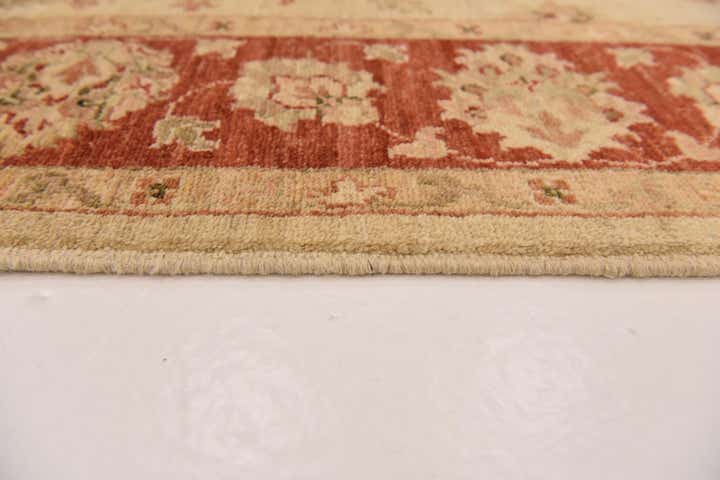 5' x 6' 6 Hand Knotted Peshawar Ziegler Rug