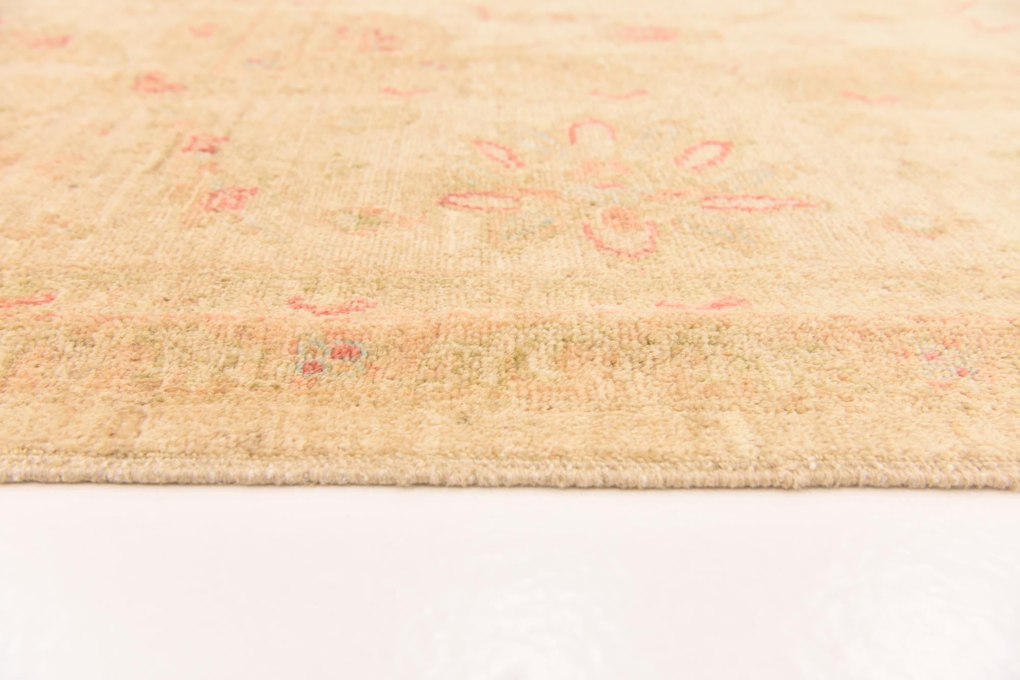 8' 2 x 11' 6 Hand Knotted Peshawar Ziegler Rug