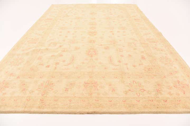 250cm x 350cm Handgeknoopt Peshawar Ziegler Vloerkleed
