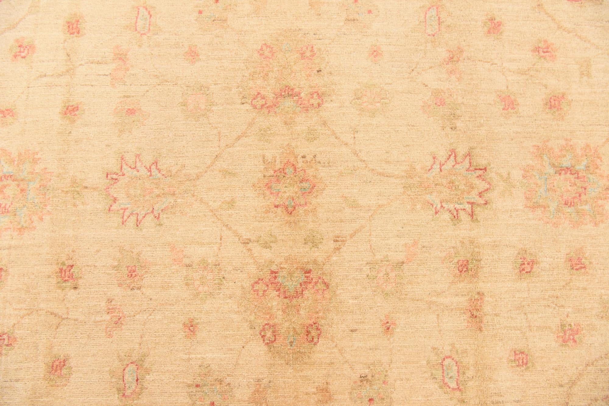 8' 2 x 11' 6 Hand Knotted Peshawar Ziegler Rug