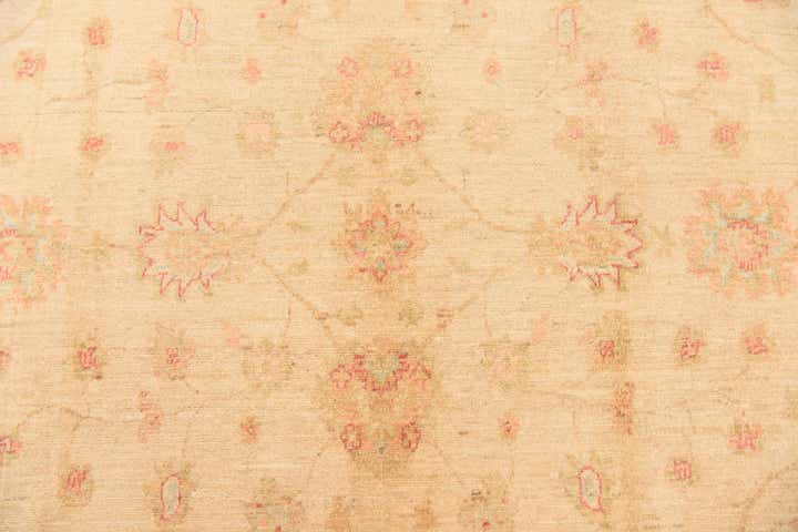 250cm x 350cm Handgeknoopt Peshawar Ziegler Vloerkleed
